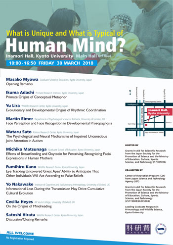 POSTER | What is Unique and What is Typical of Human Mind